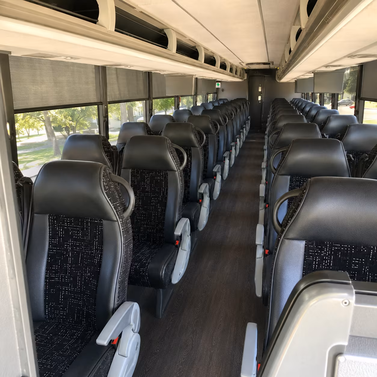 fort lauderdale charter bus services interior