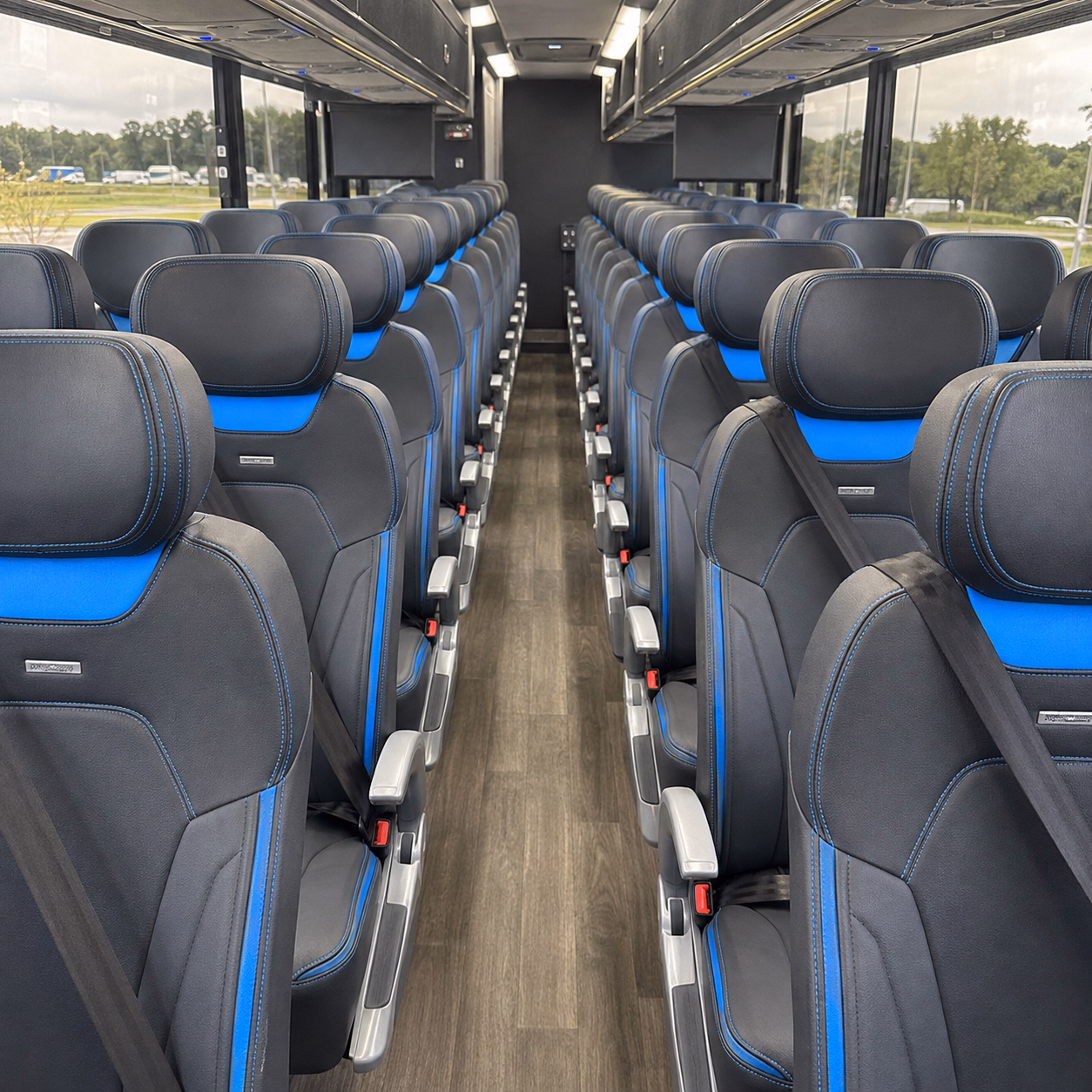 student athlete band and academic competition charter buses
